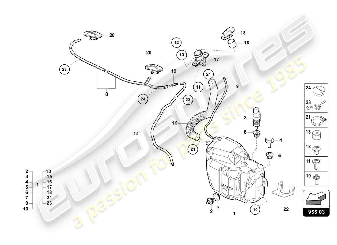 Part diagram containing part number 400955973