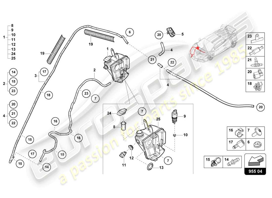 Part diagram containing part number 07L133579