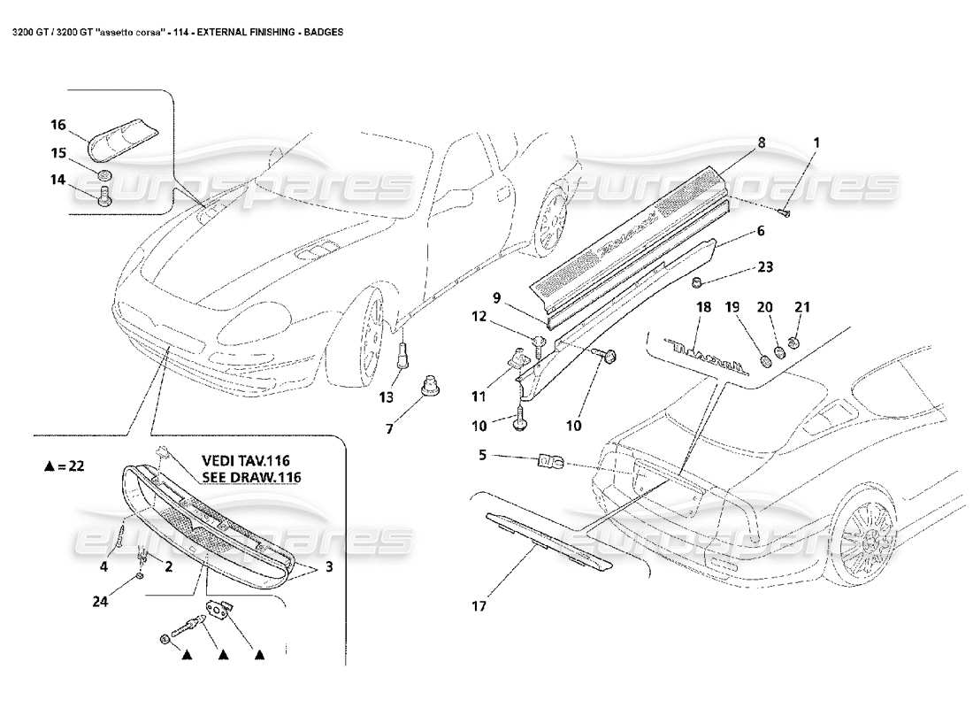 Part diagram containing part number 13577667