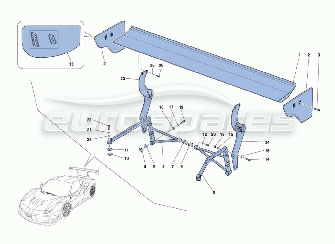 Part diagram containing part number 88490100