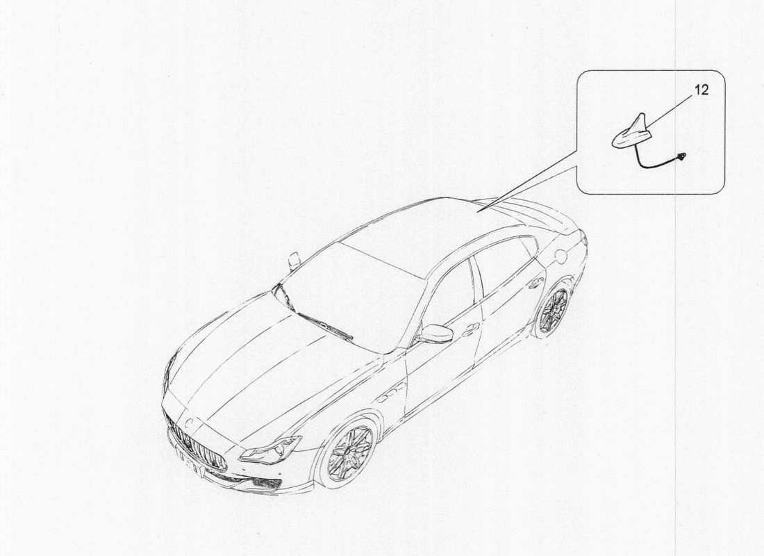 Maserati QTP. V6 3.0 TDS 275bhp 2017 SISTEMA DI ACCOGLIENZA E CONNESSIONE Diagramma delle parti
