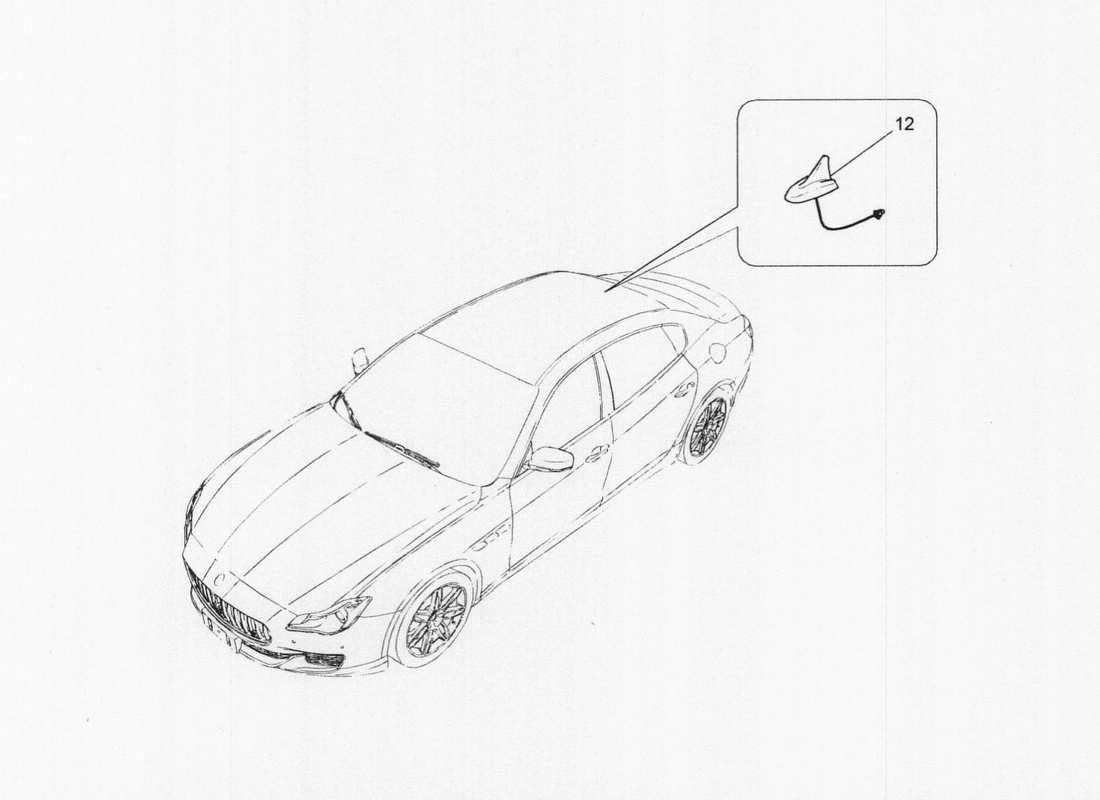 Maserati QTP. V6 3.0 BT 410bhp 2wd 2017 SISTEMA DI ACCOGLIENZA E CONNESSIONE Diagramma delle parti