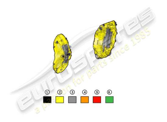 a part diagram from the Lamborghini Huracan LP580-2 Spyder (Accessories) parts catalogue