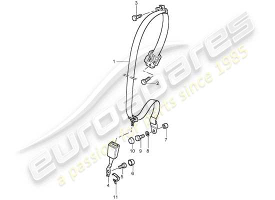 a part diagram from the Porsche 996 T/GT2 (2003) parts catalogue