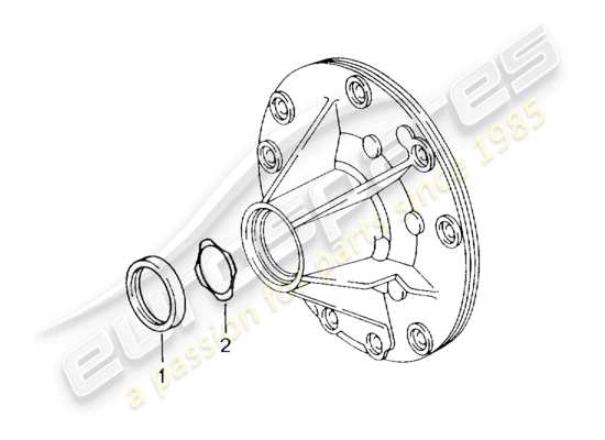 a part diagram from the Porsche Boxster 986 (1999) parts catalogue