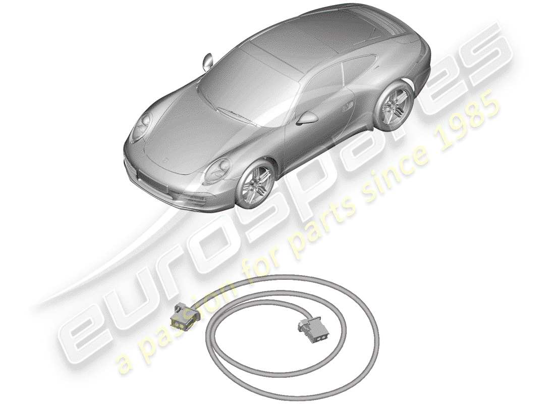 Porsche 991 (2014) cablaggi Diagramma delle parti