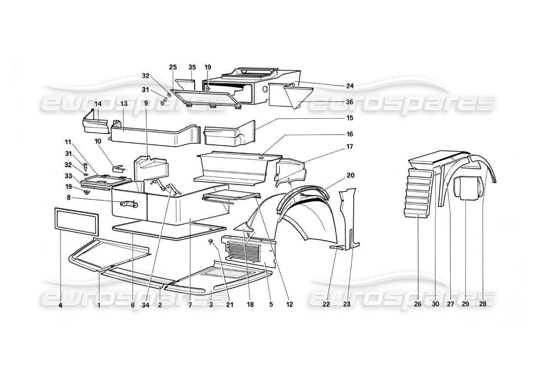 Part diagram containing part number 61530300