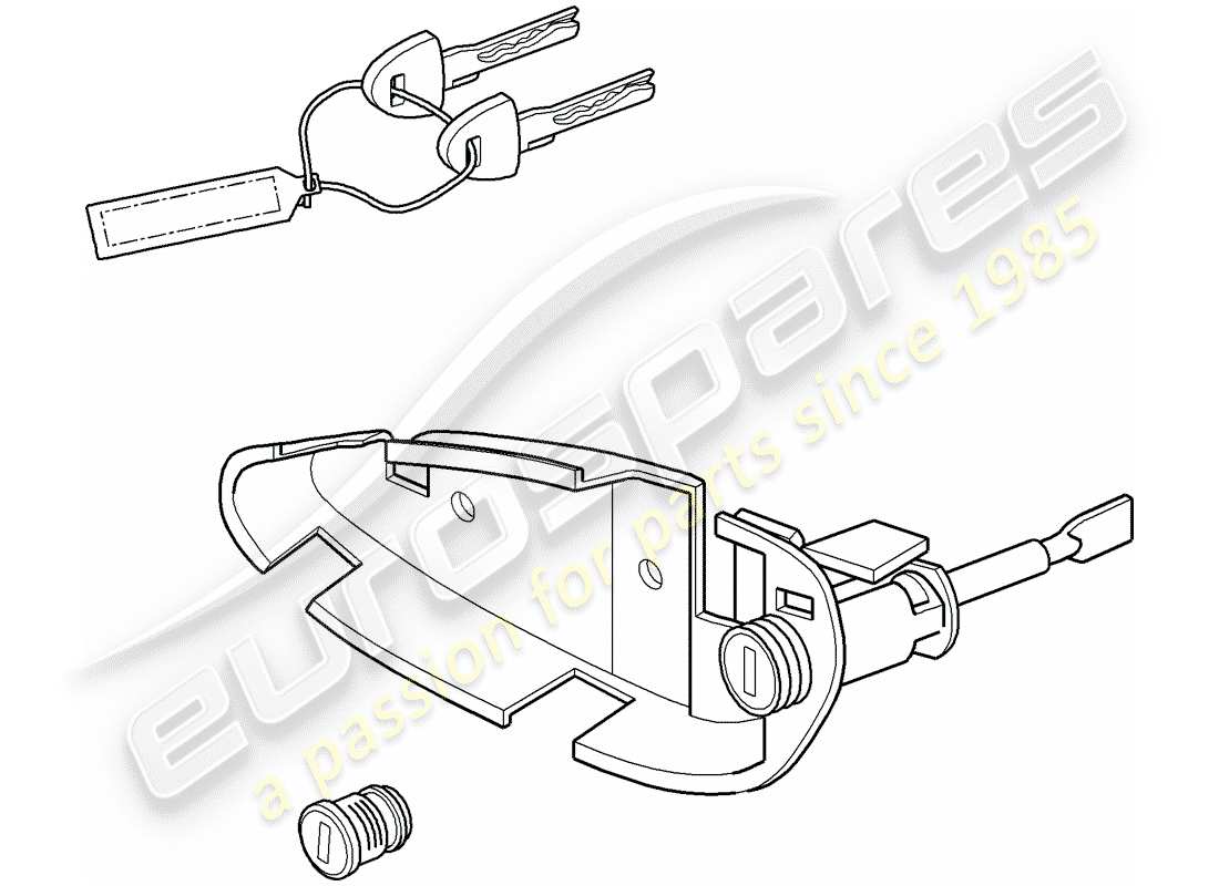 Porsche 997 (2006) kit di riparazione Diagramma delle parti