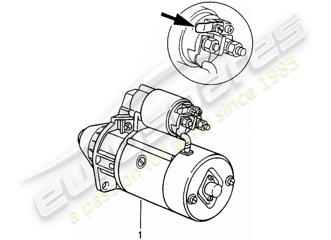 Porsche Replacement catalogue (1985) ANTIPASTO Diagramma delle parti