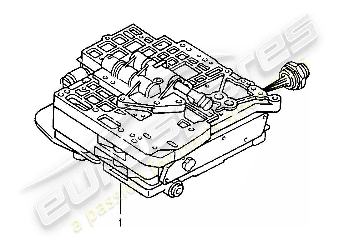 Porsche Replacement catalogue (1998) UNITÀ INTERRUTTORE Diagramma delle parti