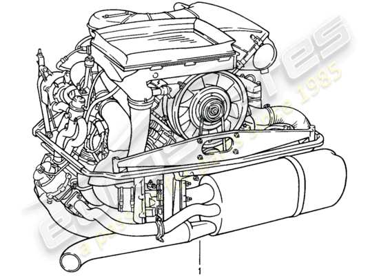 a part diagram from the Porsche Replacement catalogue (2005) parts catalogue