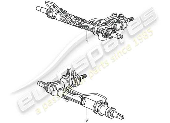 a part diagram from the Porsche Replacement catalogue (2007) parts catalogue