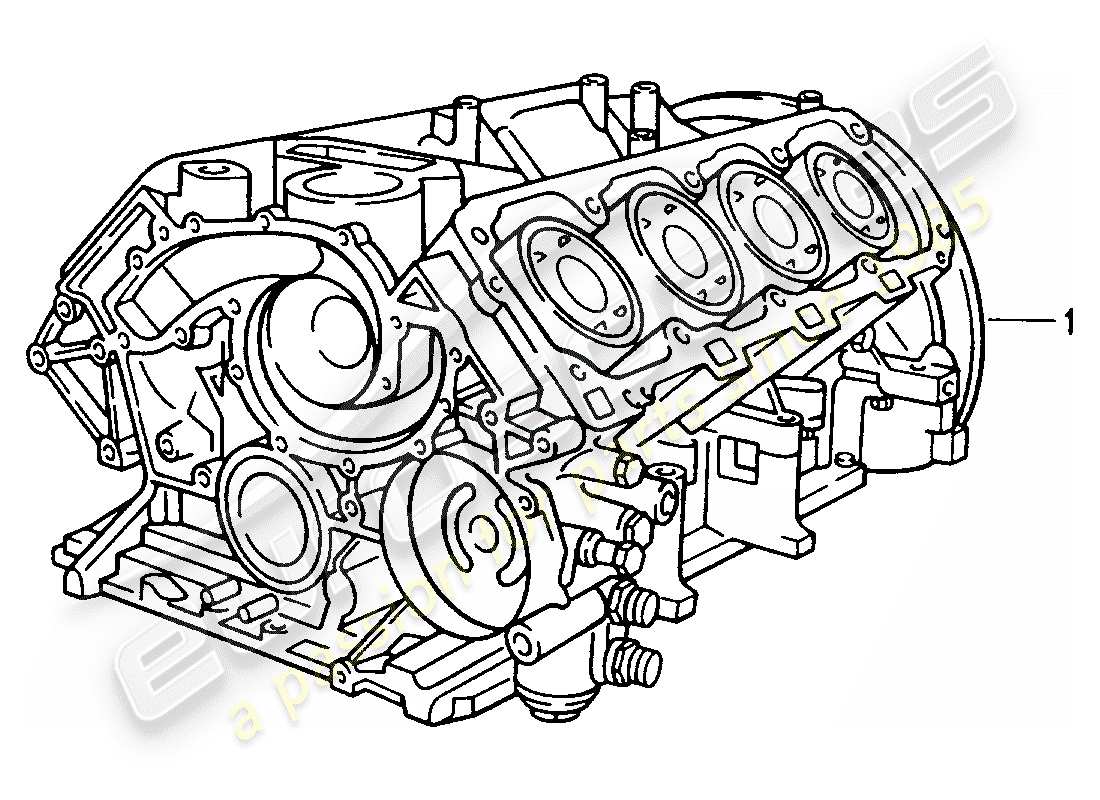 Porsche Replacement catalogue (2009) BASAMENTO Diagramma delle parti