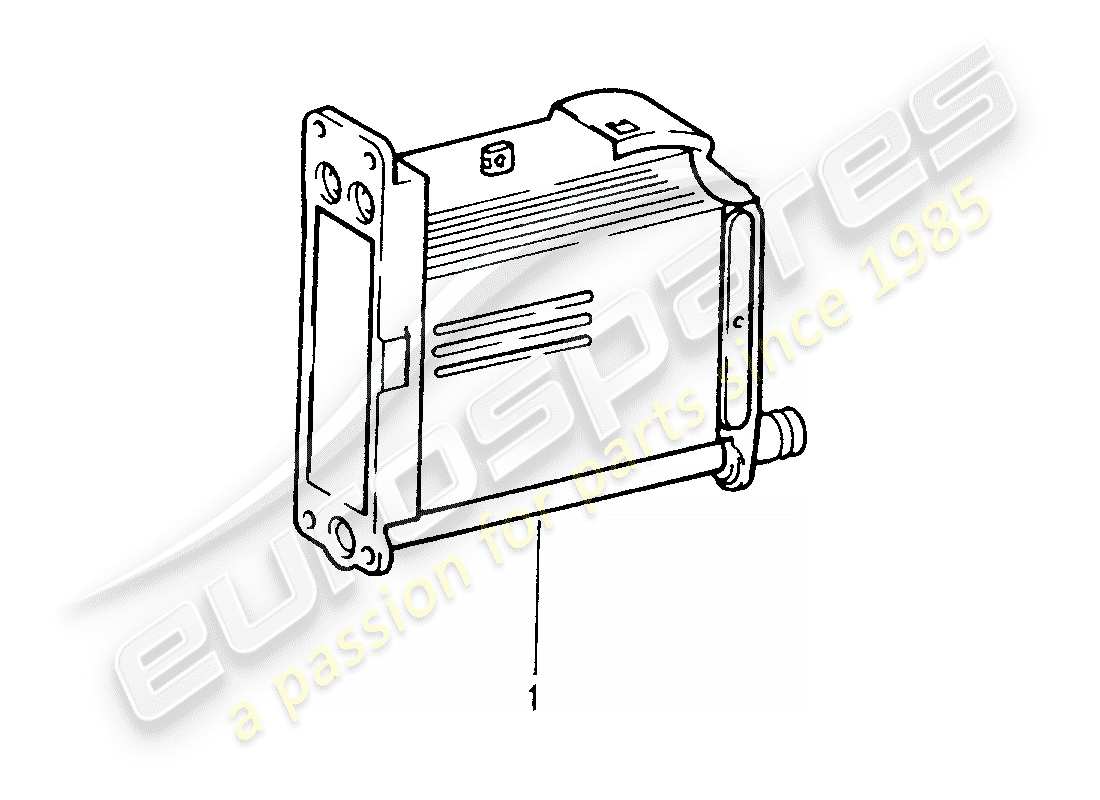 Porsche Replacement catalogue (2009) RAFFREDDATORE DELL'OLIO Diagramma delle parti