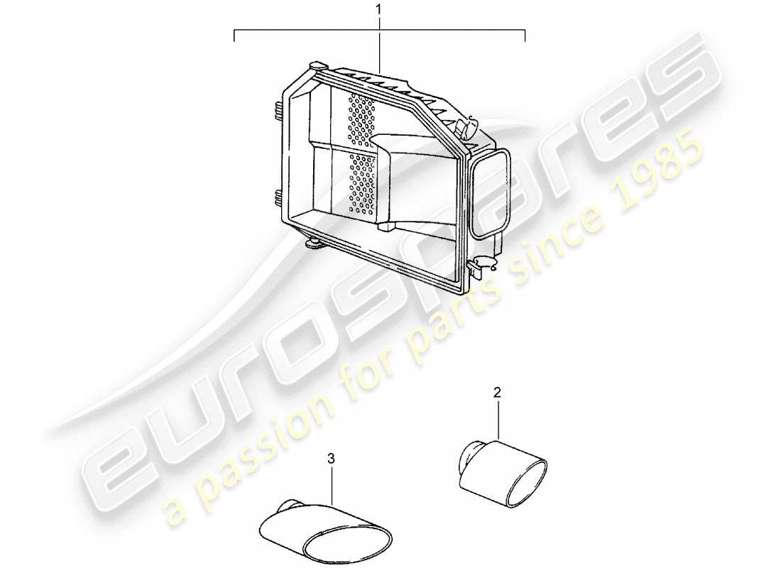 Porsche Tequipment catalogue (2003) pacchetto audio ex.optic Diagramma delle parti