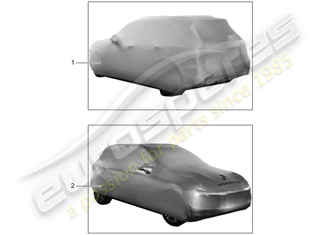 Porsche Tequipment Macan (2014) COPERTINA Diagramma delle parti