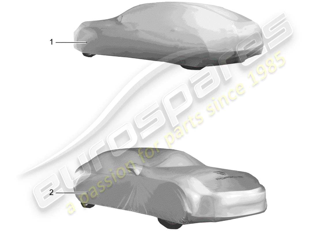 Porsche Tequipment Panamera (2010) COPERTINA Diagramma delle parti