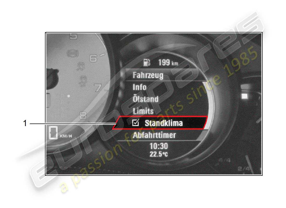 Porsche Tequipment Panamera (2010) KIT DI INSTALLAZIONE Diagramma delle parti