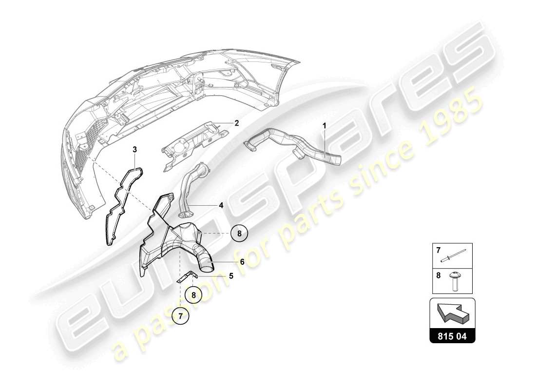 Schema delle parti Lamborghini LP720-4 Coupé 50 (2014) GUIDA ARIA