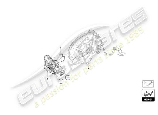 a part diagram from the Lamborghini LP580-2 Coupe (2016) parts catalogue