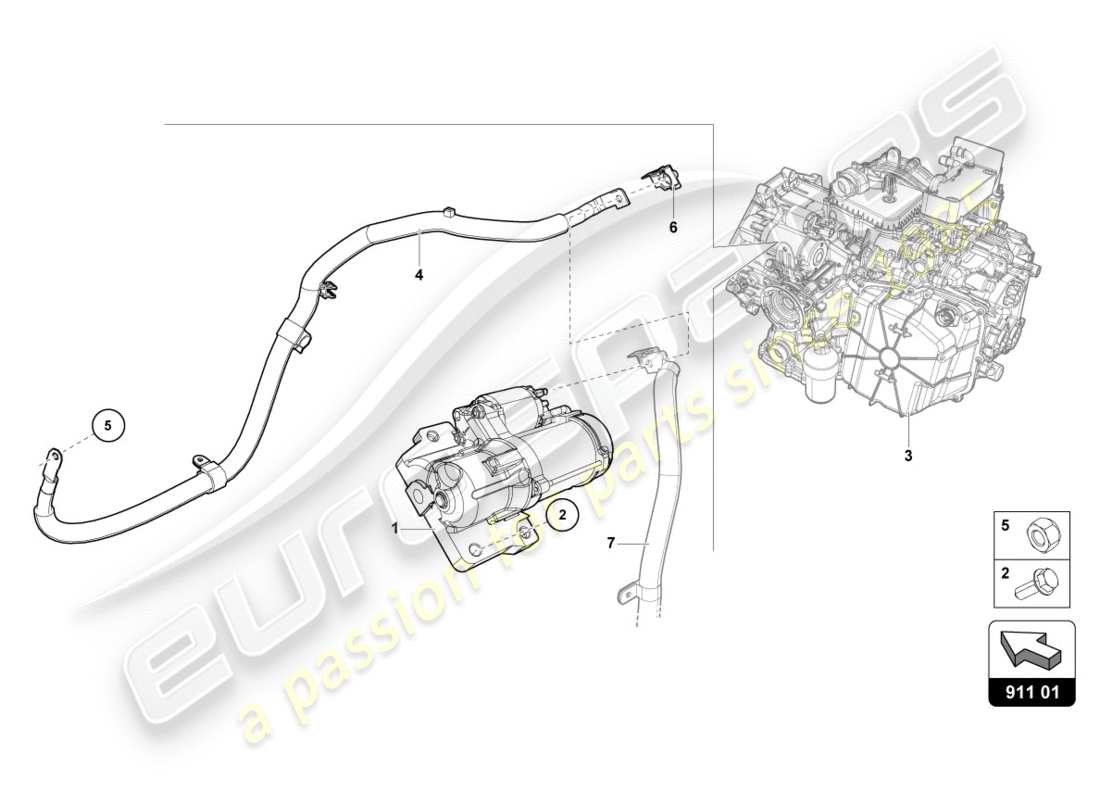 Diagramma delle parti Lamborghini LP610-4 Spyder (2018) ANTIPASTO