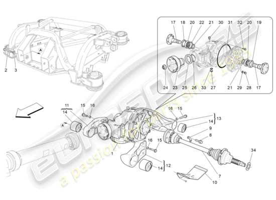 a part diagram from the Maserati GRANTURISMO S (2017) parts catalogue