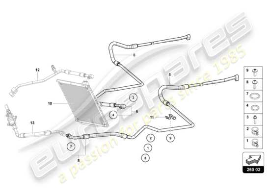 a part diagram from the Lamborghini LP750-4 SV ROADSTER (2017) parts catalogue