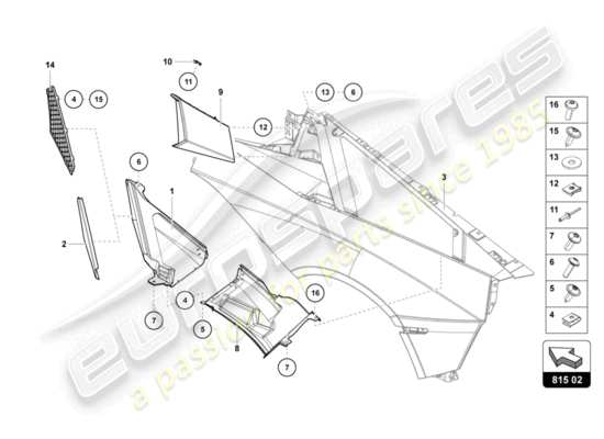 a part diagram from the Lamborghini LP770-4 SVJ COUPE (2019) parts catalogue