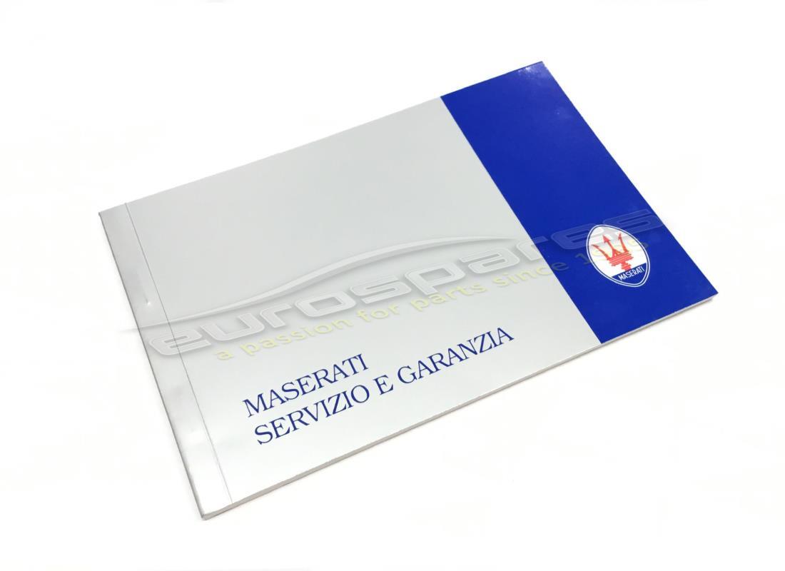 NUOVO LIBRO DI SERVIZIO Maserati IN ITALIANO. NUMERO PARTE 399851401 (1)