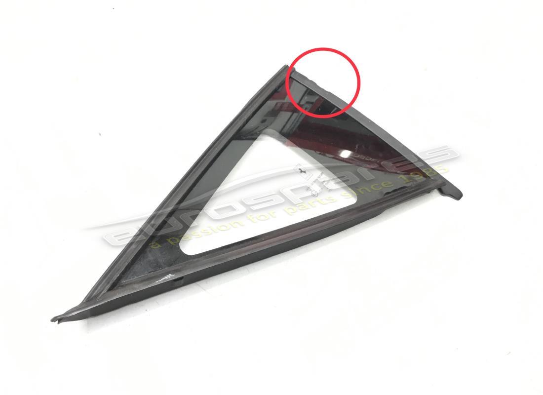 FINESTRINO LEXAN POSTERIORE DX COMPLETO USATO Ferrari. NUMERO PARTE 816114 (1)