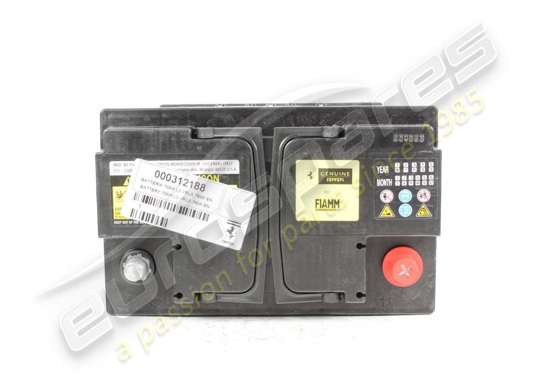 NUOVA Ferrari BATTERIA 70AH L3 VRLA 760A IT. NUMERO PARTE 312188 (3)