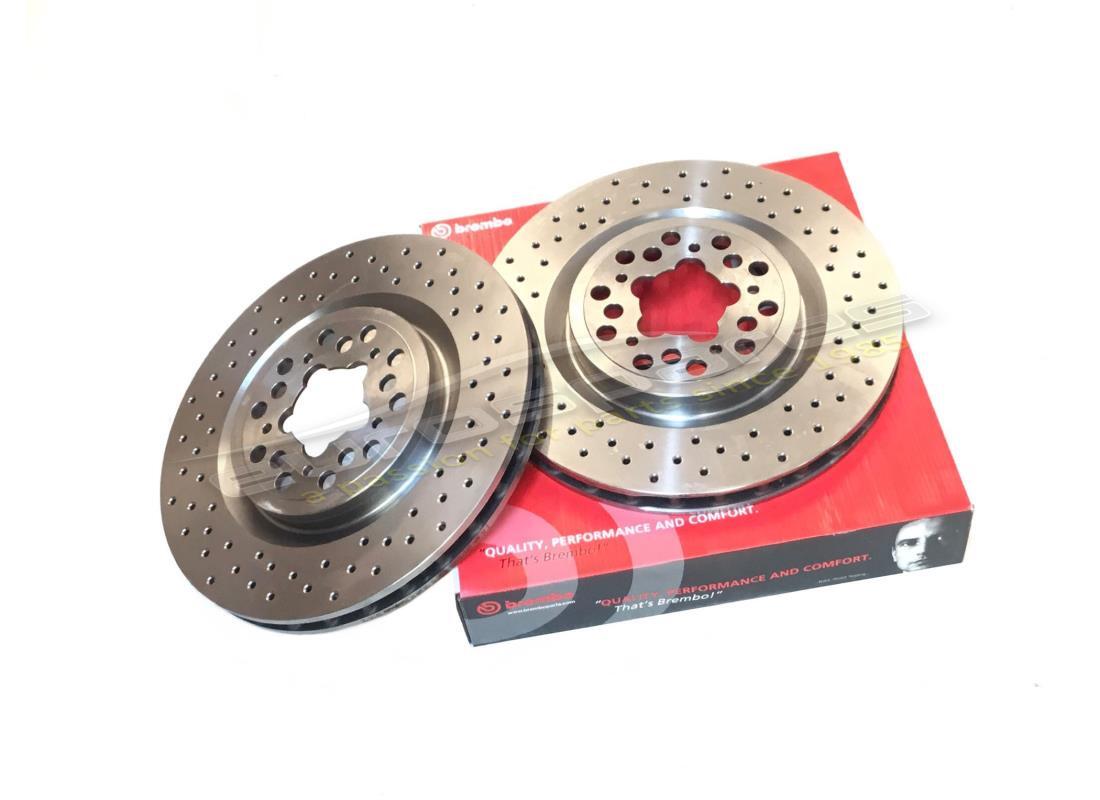 NEW EUROSPARES FRONT AND REAR BRAKE DISC BREMBO . PART NUMBER 182606 (1)