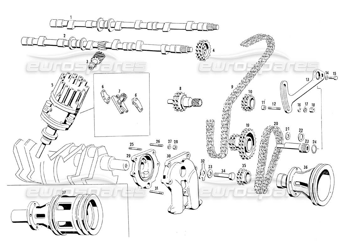 diagramma della parte contenente il codice parte com 45791
