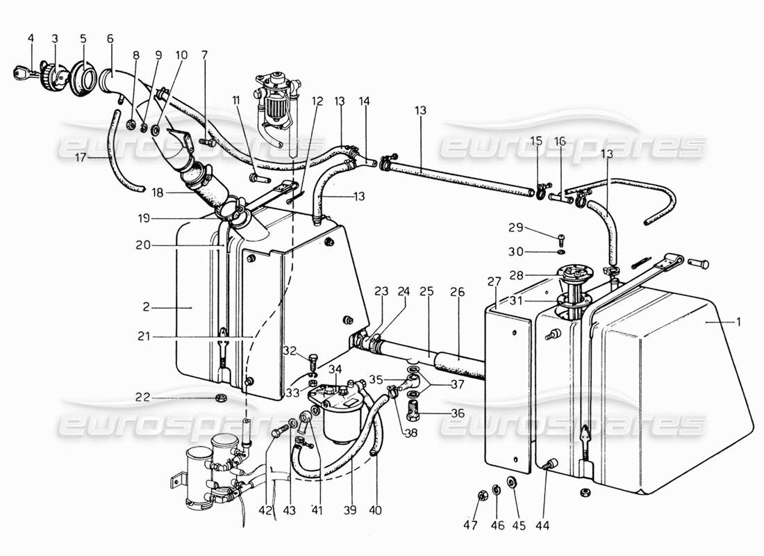 diagramma della parte contenente il codice parte 95028