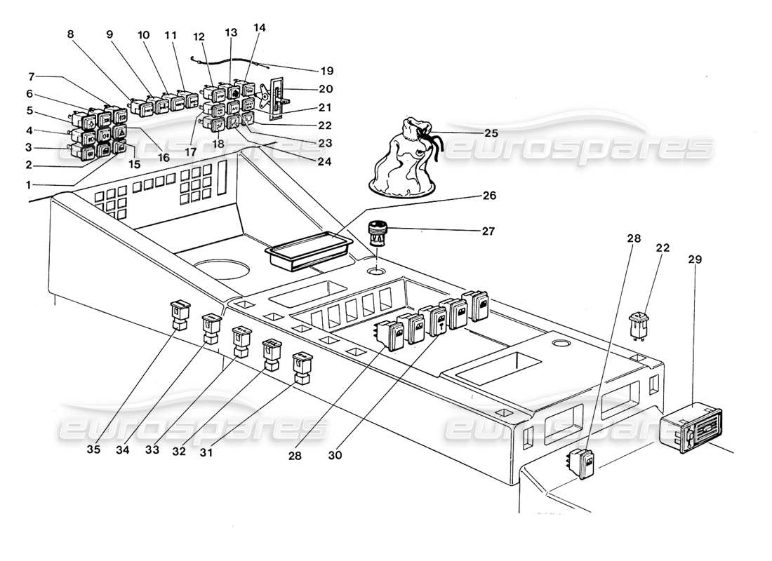 diagramma della parte contenente il codice parte 009250098