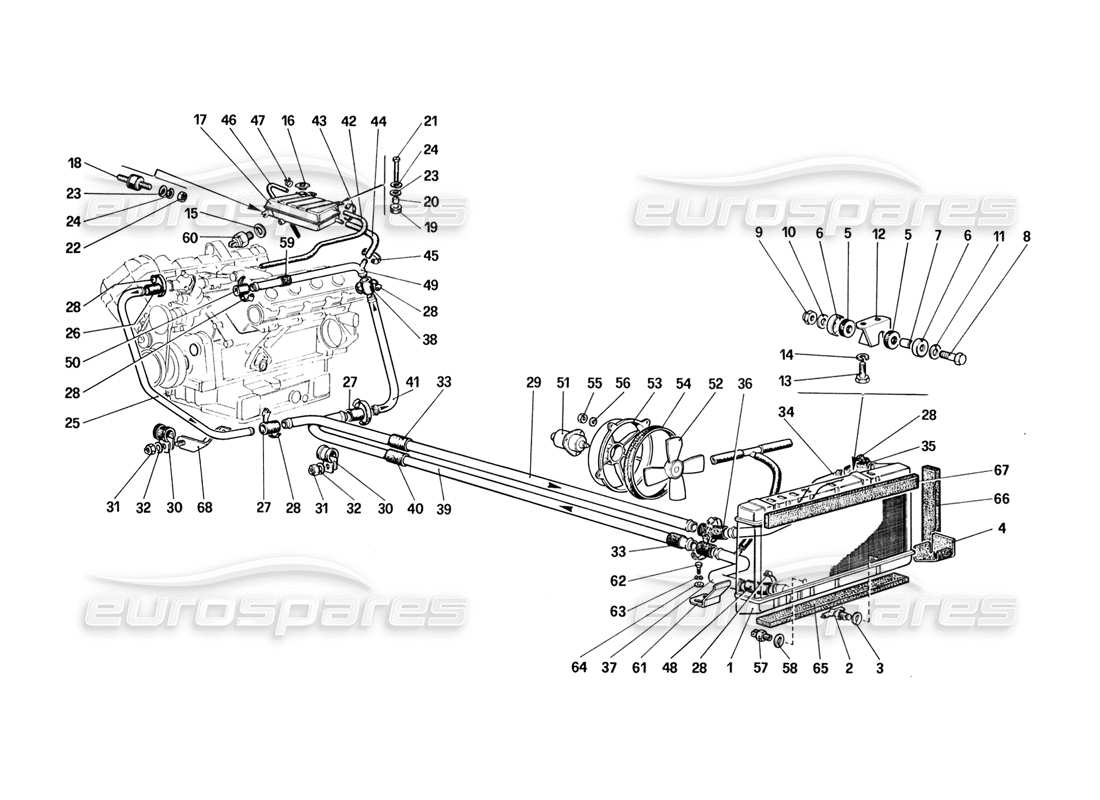 diagramma della parte contenente il codice parte 60773400