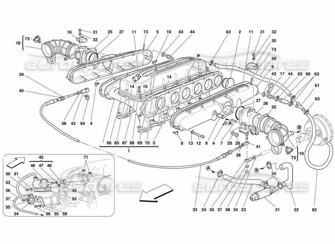 diagramma della parte contenente il codice parte 171007