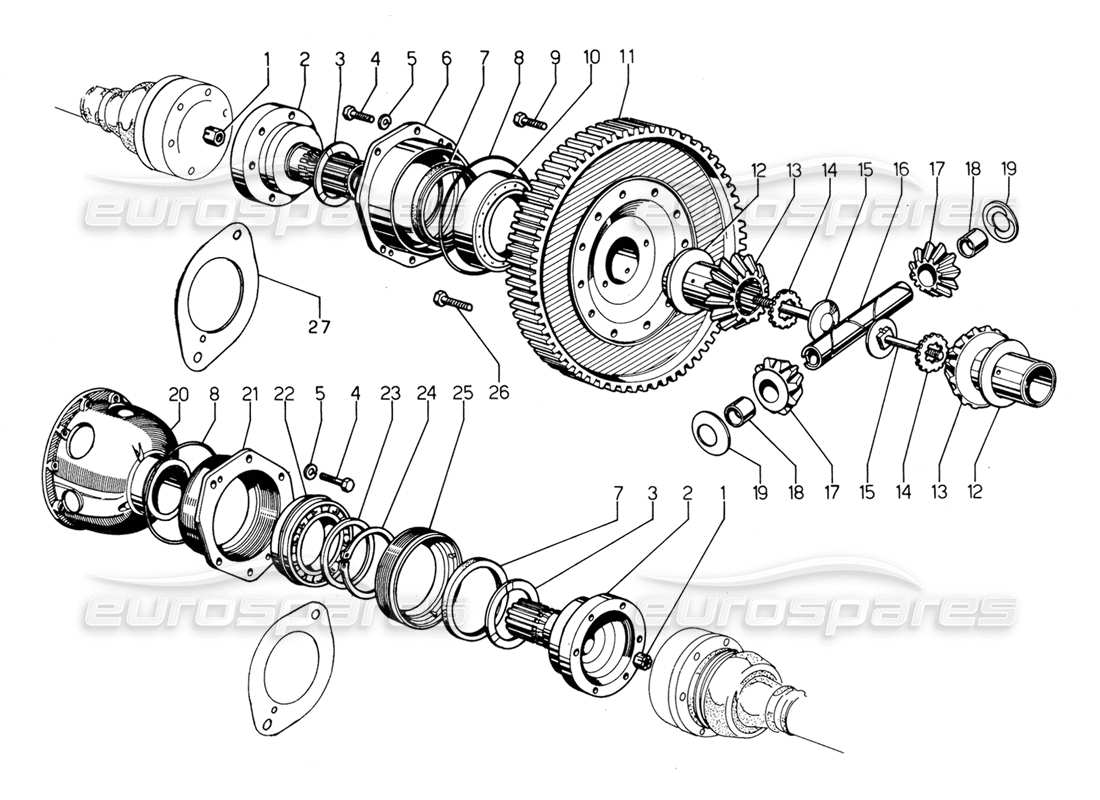 diagramma della parte contenente il codice parte 002306433