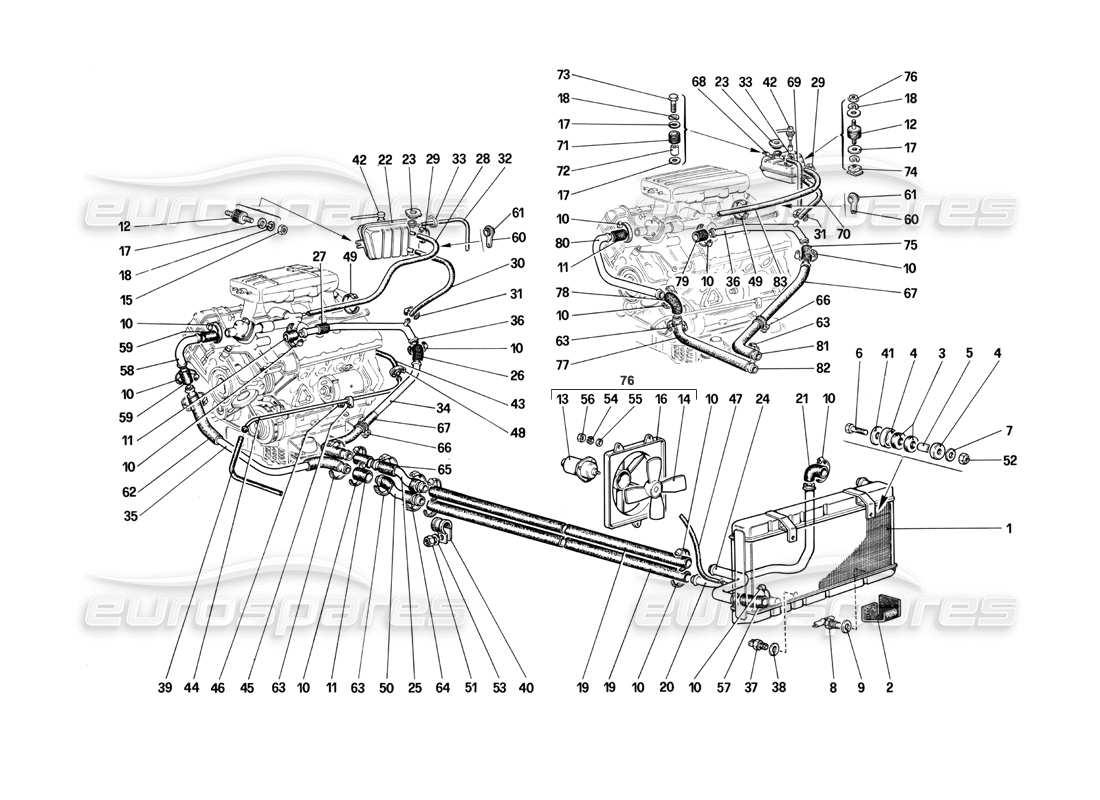 diagramma della parte contenente il codice parte 101499/c