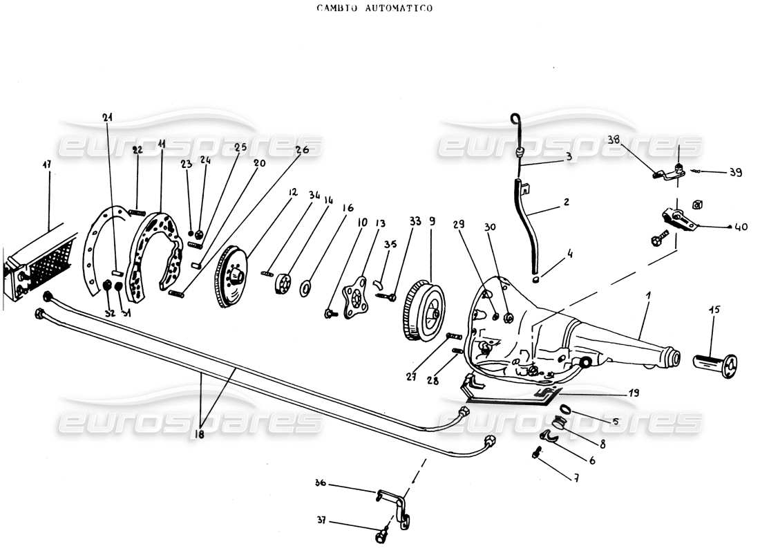 diagramma della parte contenente il codice parte 002610624