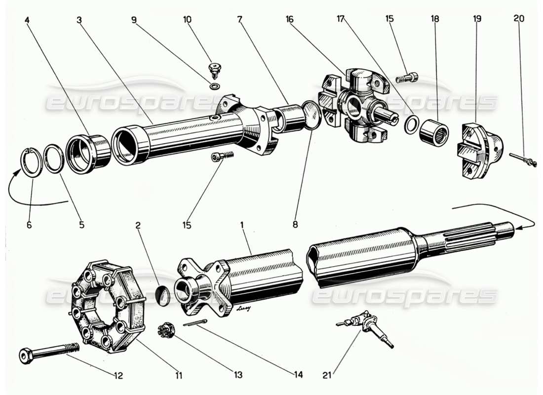 diagramma della parte contenente il codice parte 57312