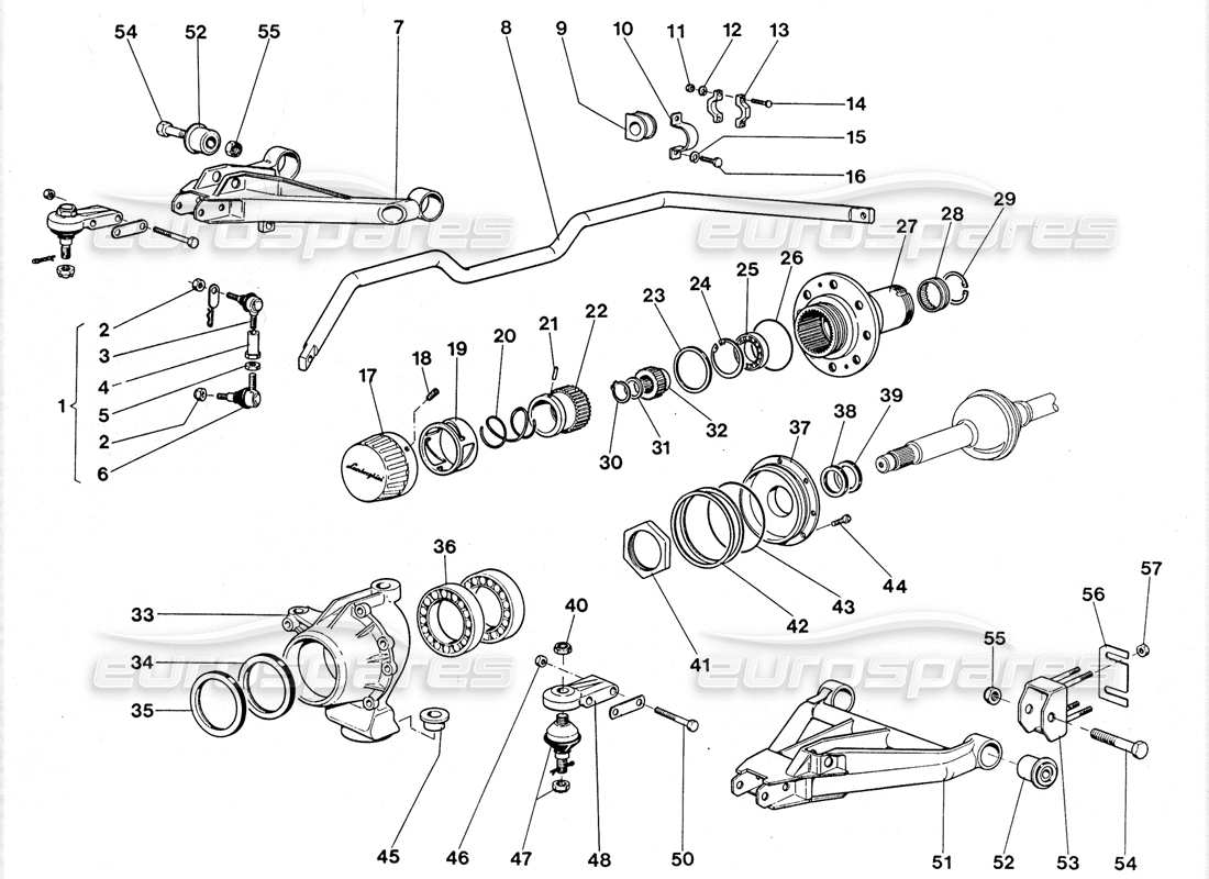 diagramma della parte contenente il codice parte 005121522