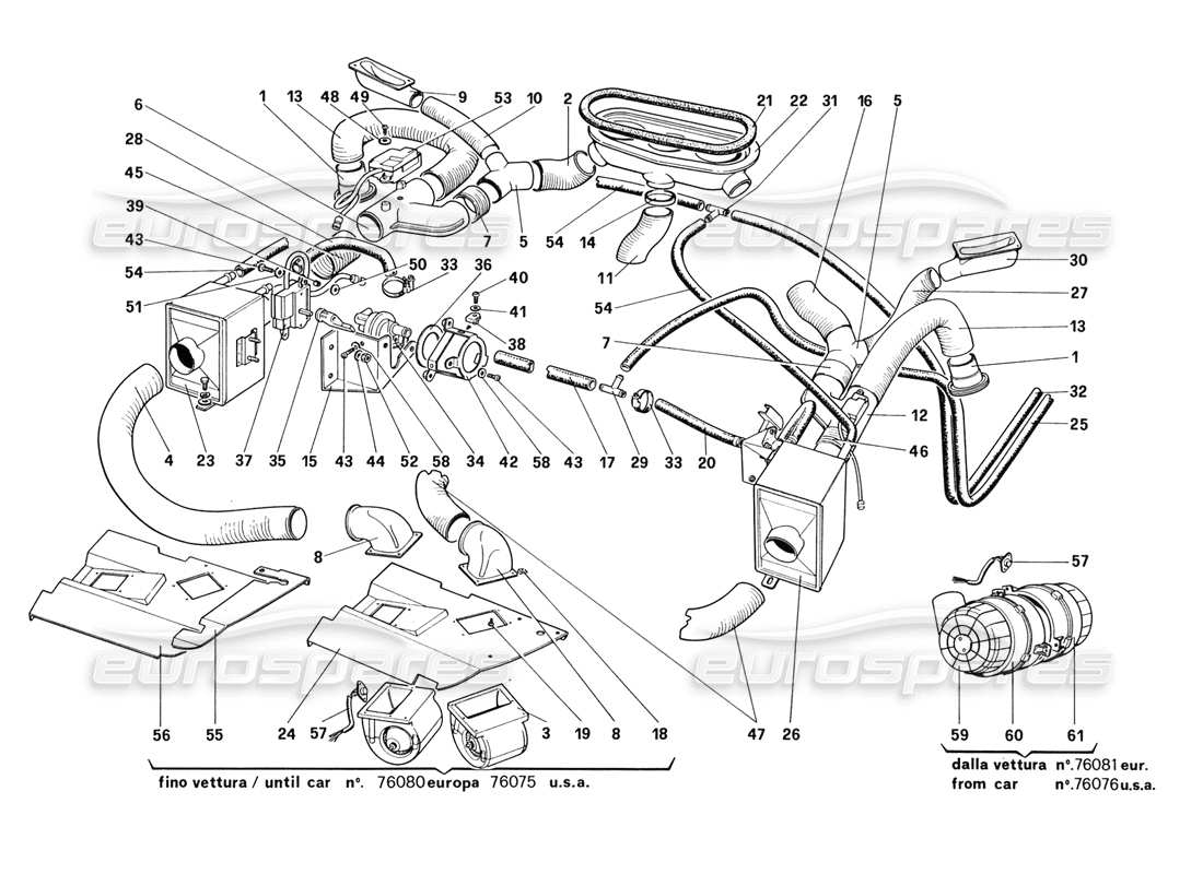 diagramma della parte contenente il codice parte 60198405