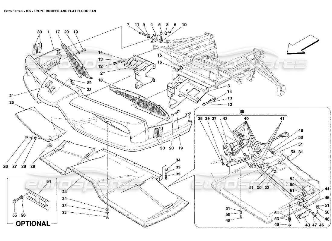 diagramma della parte contenente il codice parte 12644424