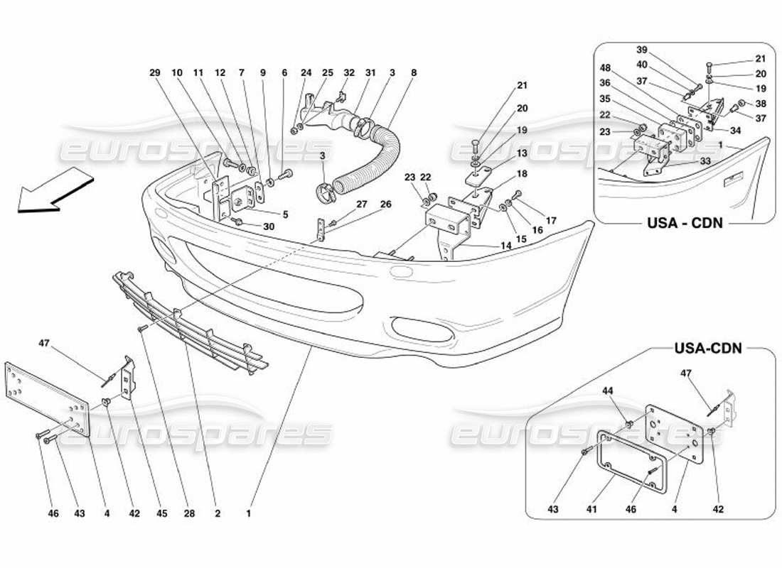 diagramma della parte contenente il codice parte 66087600