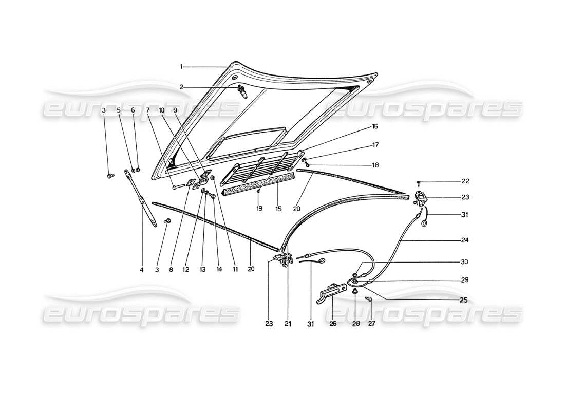 diagramma della parte contenente il codice parte 40150104