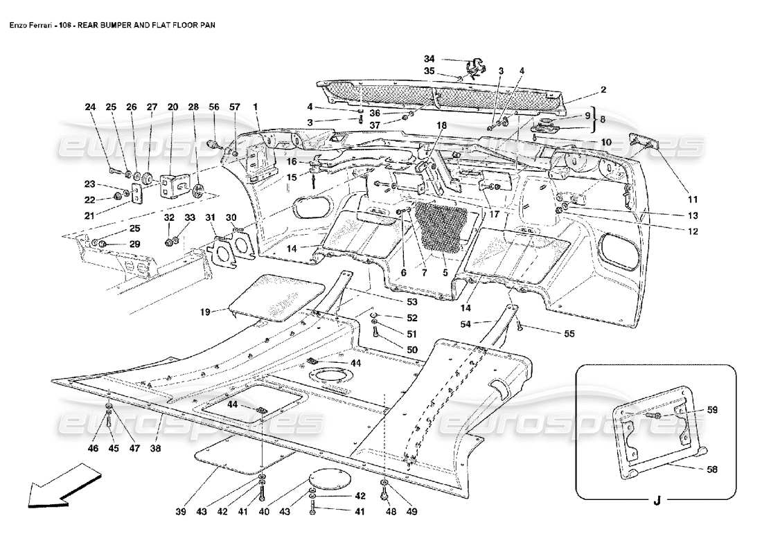 diagramma della parte contenente il codice parte 13046314