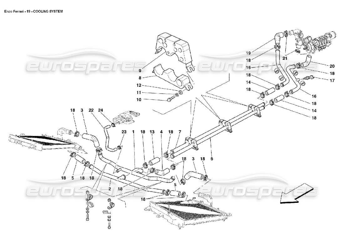 diagramma della parte contenente il codice parte 188485