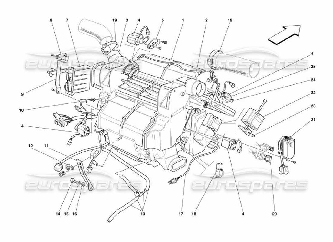 diagramma della parte contenente il codice parte 67978900