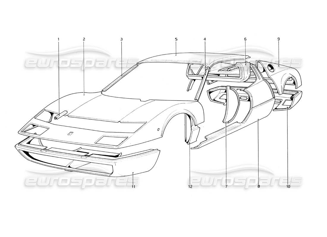 diagramma della parte contenente il codice parte 50012103